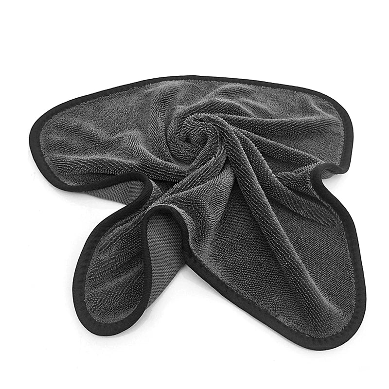 SEAMETAL High-end Car Wash Microfiber Twisted Towel Super Absorbent Fast Drying Towels Detailing Cloth for Car Cleaning Tools