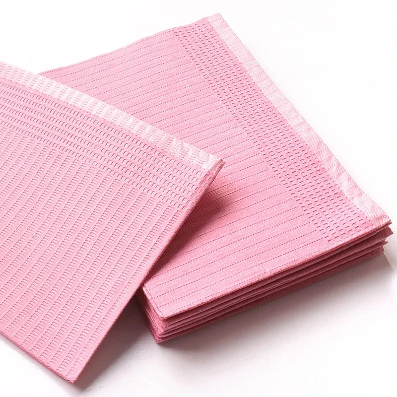 125pcs Disposable Tattoo Clean Pad For Waterproof Tattoo Tablecloth Covers Dental Bib Pads Non-woven Fabric Tattoo Accessories
