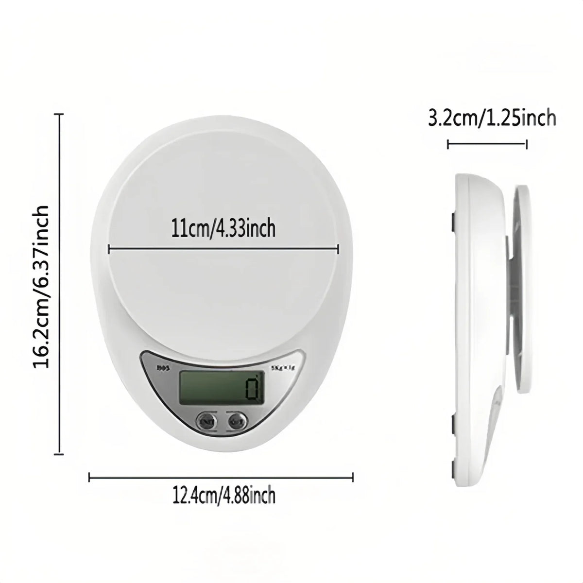 5kg/1g Electronic Scales Portable Digital LED Display Food Balance Measuring Weight Scale Kitchen Baking Scale Kitchen Tools