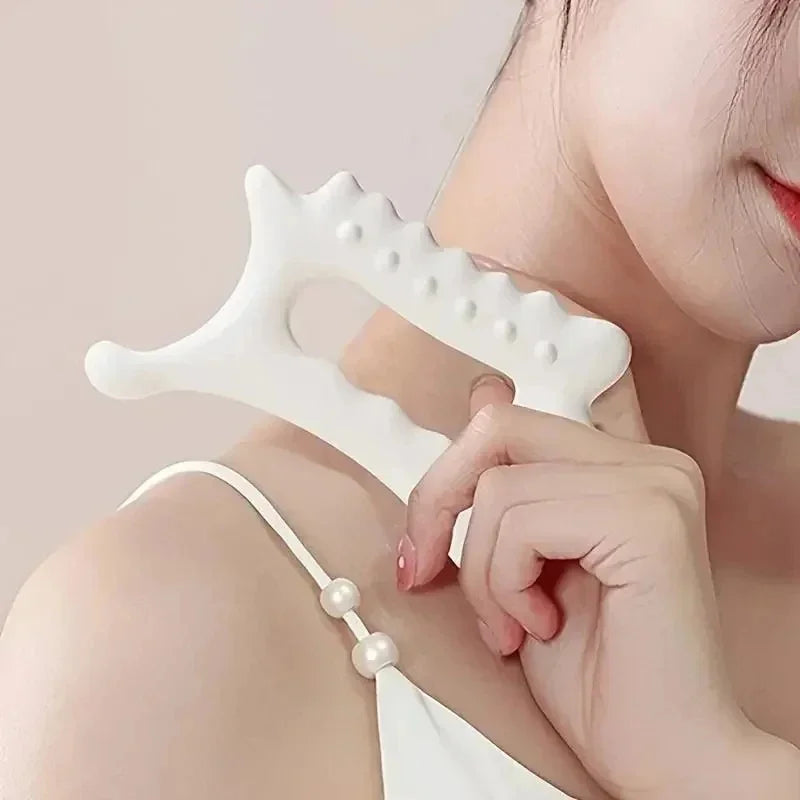 Ergonomic Versatile Handheld Gua Sha Board For Face & Body - Non-ceramic Gua Sha Massage Tool Relaxation And Beauty Massager