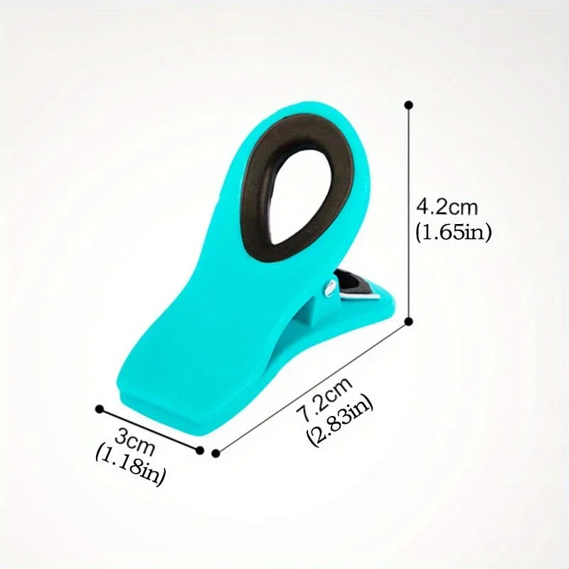2/4/6pcs Household Sealing Machine Repeated Use with Magnetism Food Packaging  Storage Clip Food Kitchen Storage Gadgets