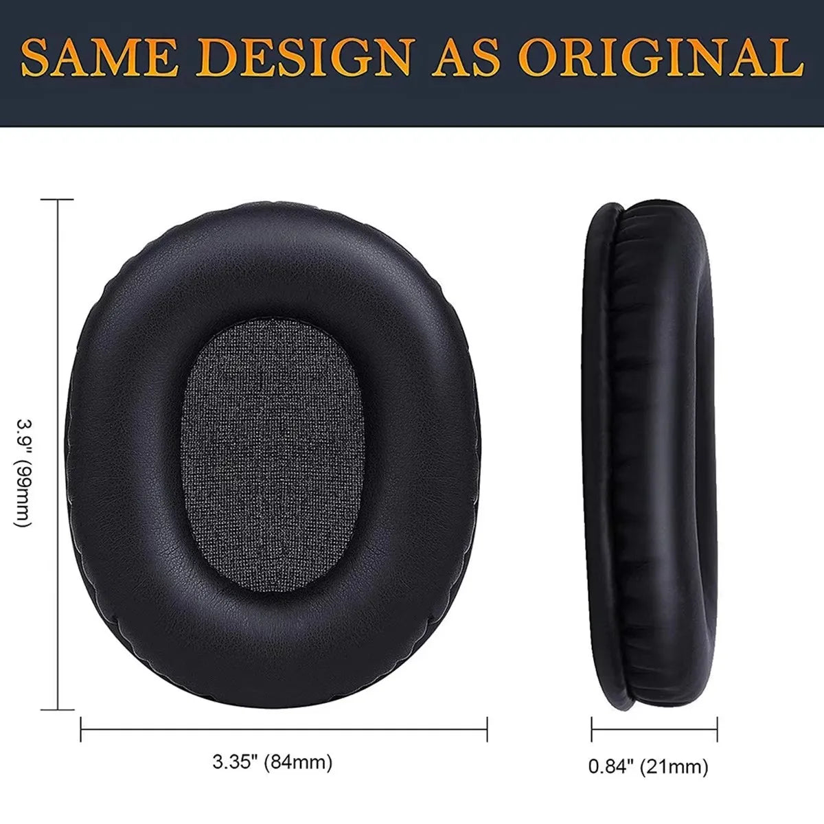 M50X Replacement Ear pads Compatible with Audio Technica ATH M50 M50X M50XBT M50RD M40X M30X M20X MSR7 SX1 Headphones Earpads