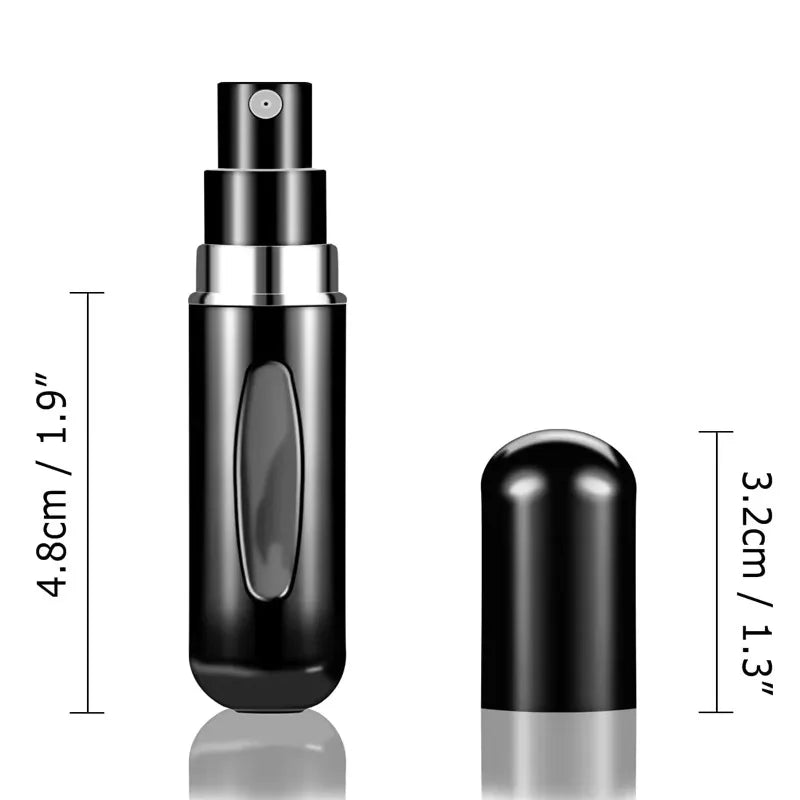5ml Mini Perfume Atomizer Portable Liquid Container for Cosmetics Travel Aluminum Spray Empty Refillable Spray Bottle