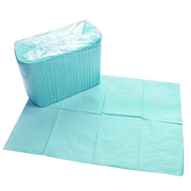 125pcs Disposable Tattoo Clean Pad For Waterproof Tattoo Tablecloth Covers Dental Bib Pads Non-woven Fabric Tattoo Accessories