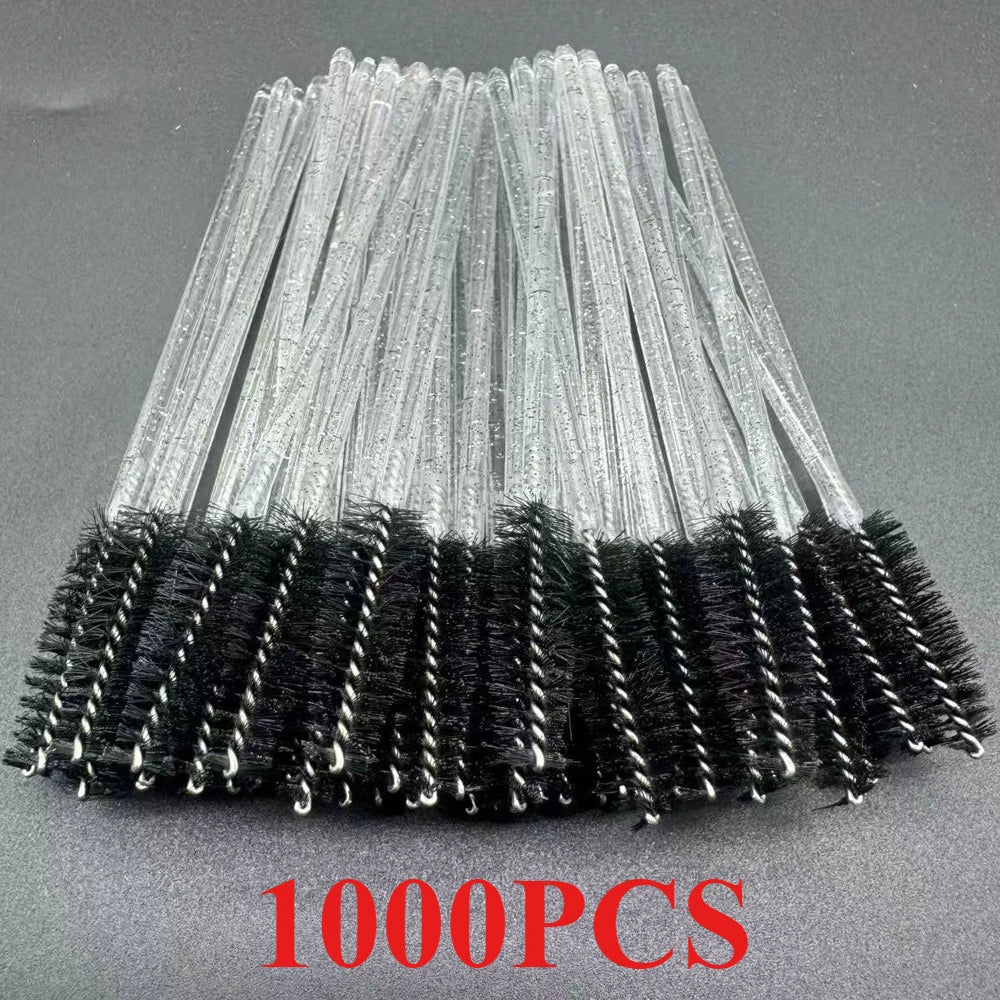 Wholesale 100/500/1000pcs  Spoolies for Eyebrow  Beauty Tools Eye Lash Extension Colorful Disposable Mascara Wands Eyelash Brush