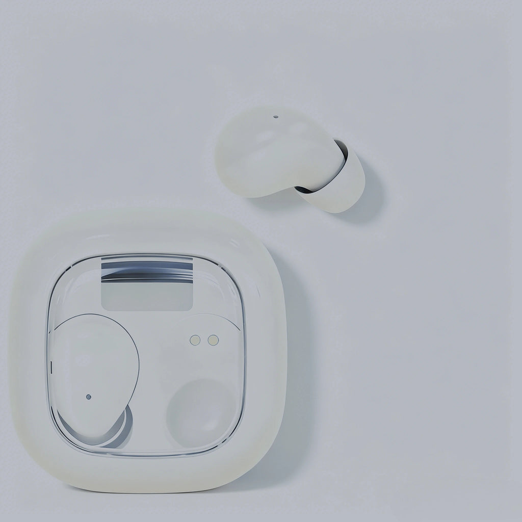 Super Mini Earphones Hidden Bluetooth Earbuds HIFI Stereo Noise Isolation Wireless Headphones With HD Call Microphone