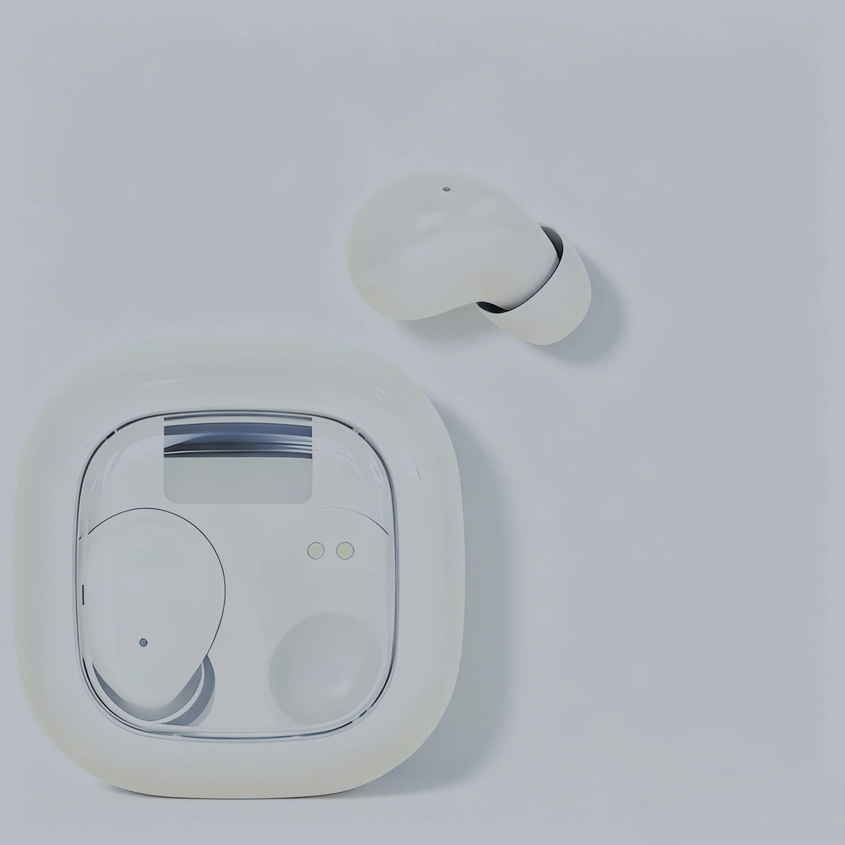Super Mini Earphones Hidden Bluetooth Earbuds HIFI Stereo Noise Isolation Wireless Headphones With HD Call Microphone