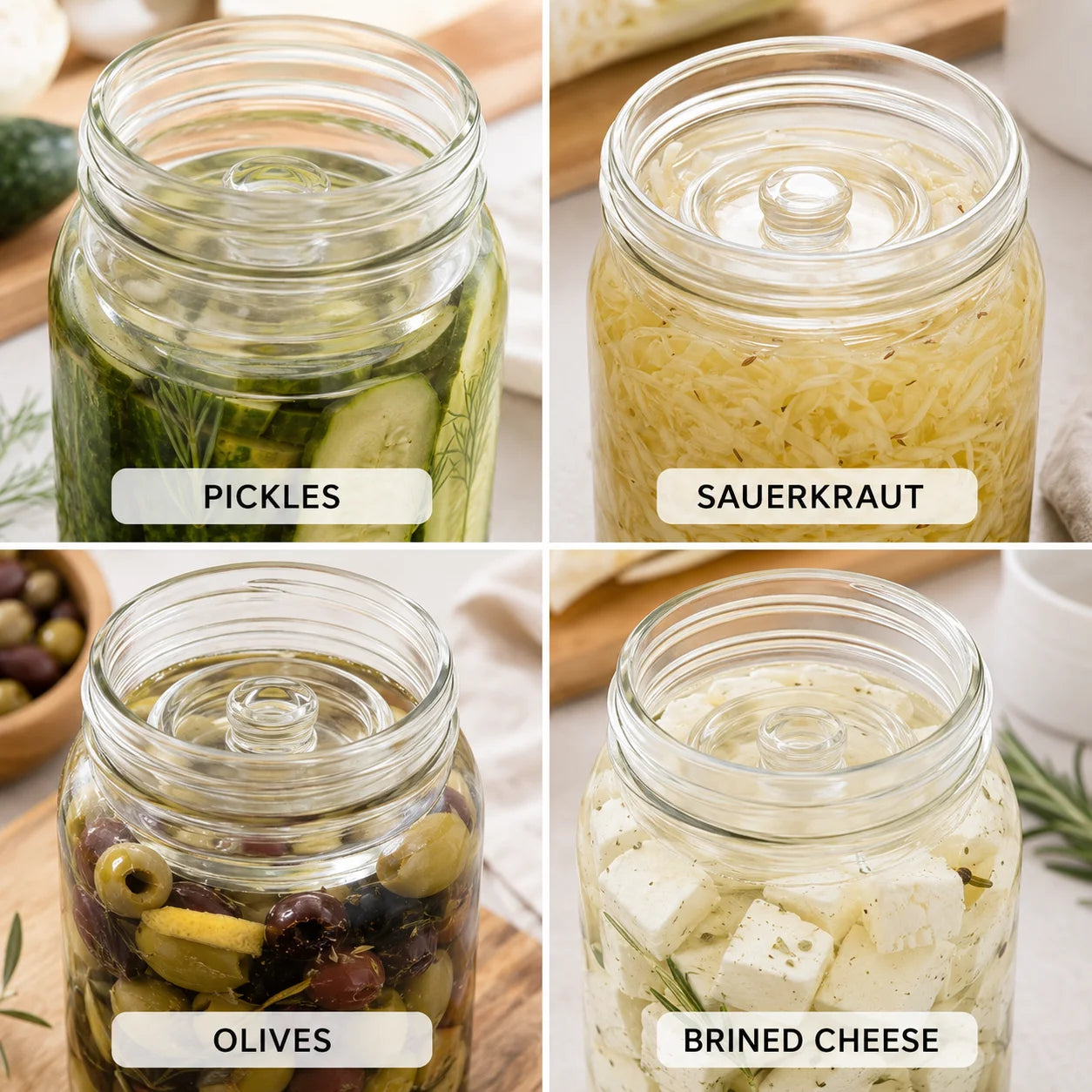 Glass Weights with Handle Clear Wide Mouth Mason Jar Lid Kitchen Gadgets Sealed Storage Container Lids Cheese Fermentation