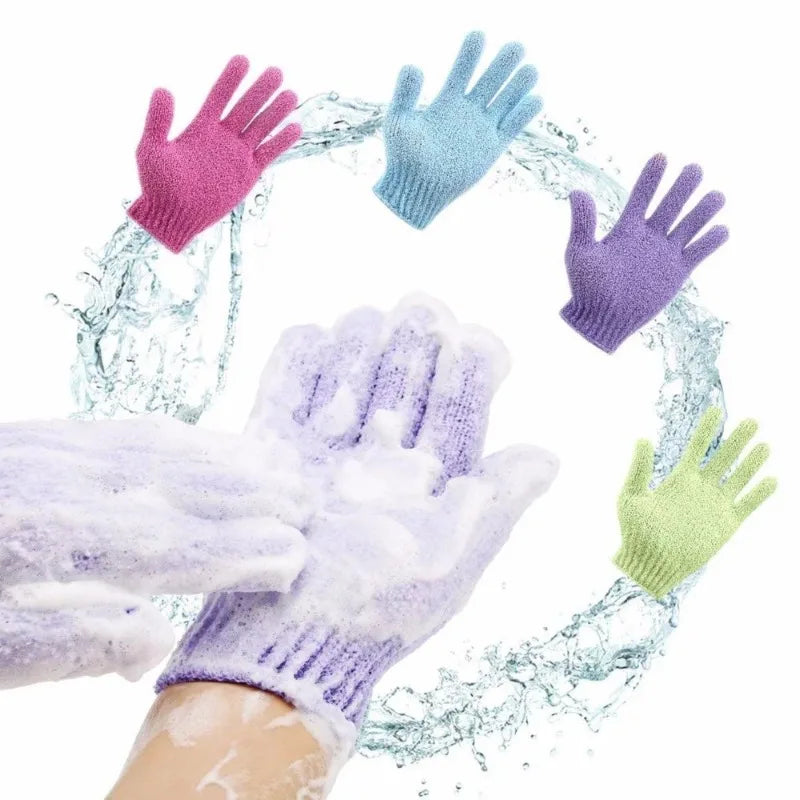 1PC/Bath for Peeling Exfoliating Mitt Glove with Shower Scrub Gloves Resistance Body Massage Sponge Wash Skin Moisturizing