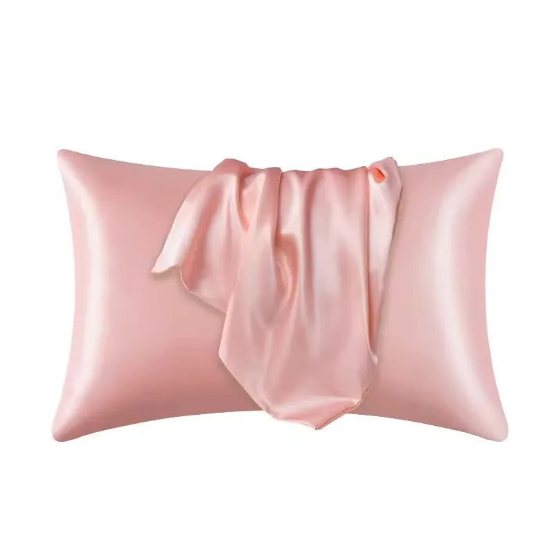JuwenSilk silky stain pillowcase silky pillowcase natural silk pillowcase mulberry silk pillow case standard queen