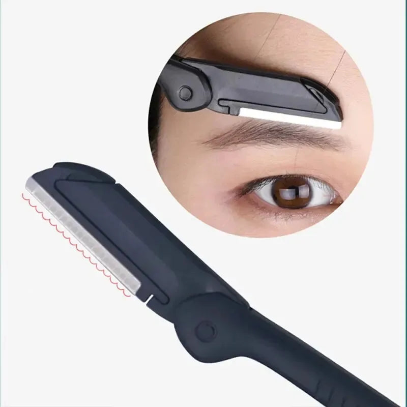 1/3pcs stainless steel eyebrow clip comb Scissors Eyebrow trimmer Eyebrow trimmer tool Women's beauty tools eyebrow tweezers