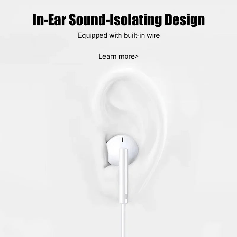 Original Type C In-Ear Earphones For Xiaomi 17 Pro Max 15T 14T Redmi Note 15 14 12 13 Ultra Poco X7 F7 Pro Headset Wired Earbuds