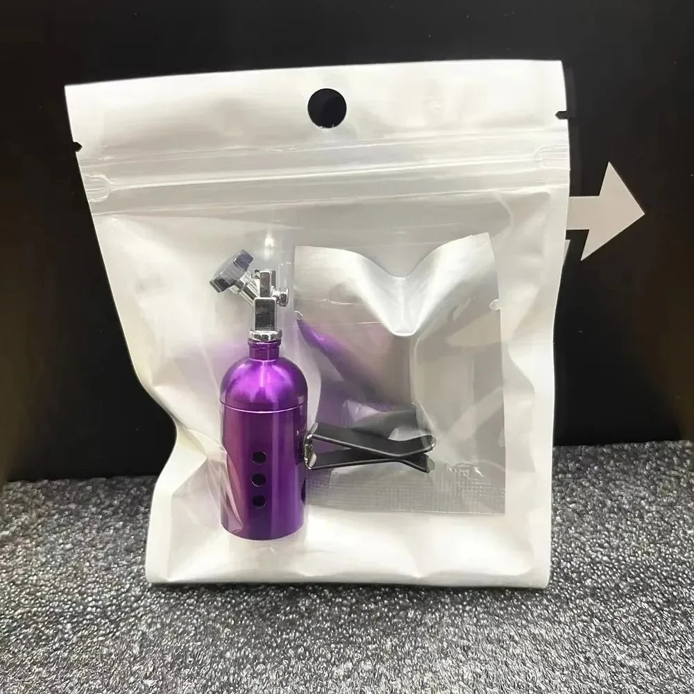 1Pcs  NOS  Nitrogen  Bottle  Shape  Car  Air  Freshener  Vent Clip  Fragrance  Diffuser  Auto  Interior  Perfume  Decoration