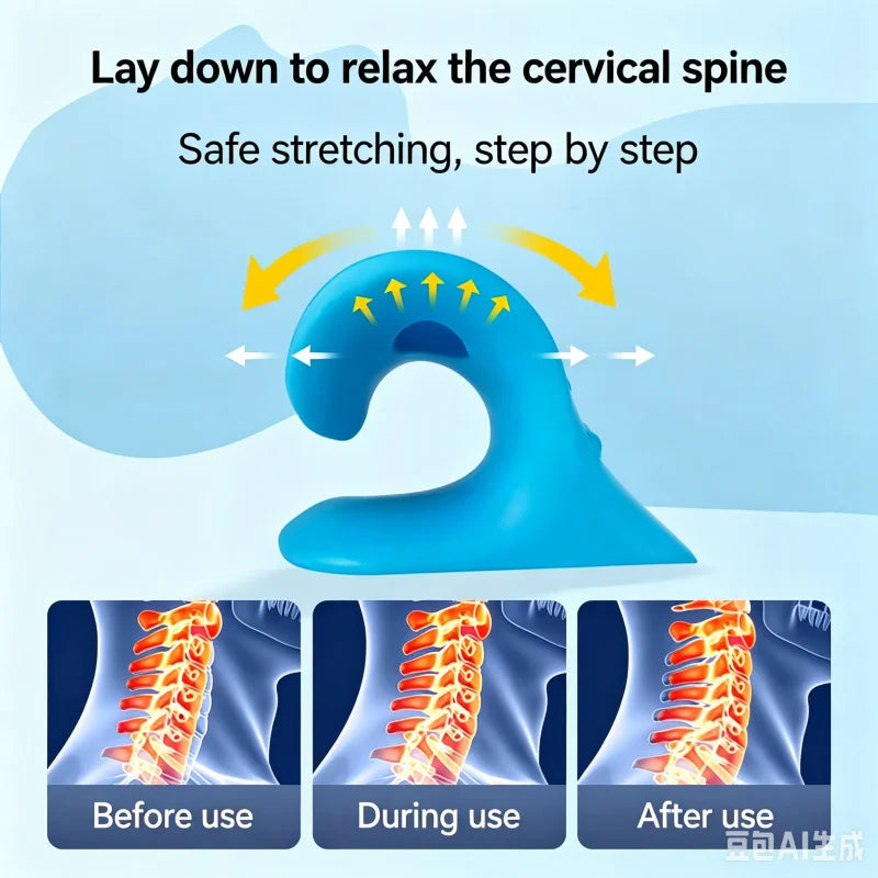 Cervical Massage Pillow For Home Use, Portable Gravity Finger Pressure, Neck Correction, Cervical Protection, And Sleep Aid