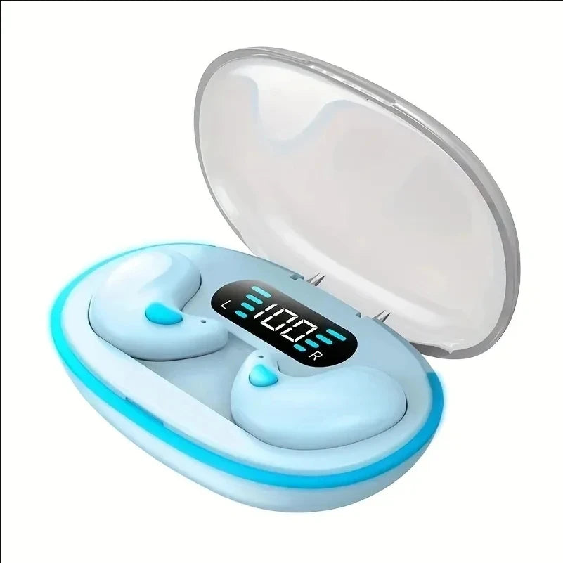 X55 Sleeping Earbuds Wireless Mini Headphones For Work TWS Bluetooth Earphone Stereo Hidden Headsets with Mic HD Call Sport