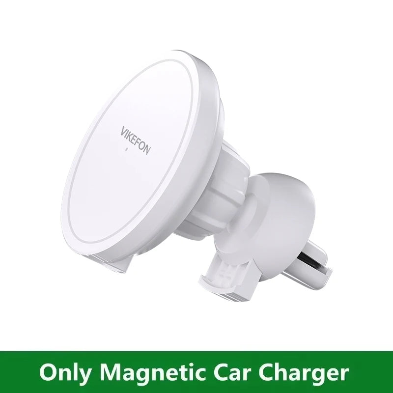 Magnetic Car Wireless Charger for magsafe iPhone 12 13 14 15 16 17Pro Max Mini Air Vent Car Phone Holder Stand Fast Car Charging