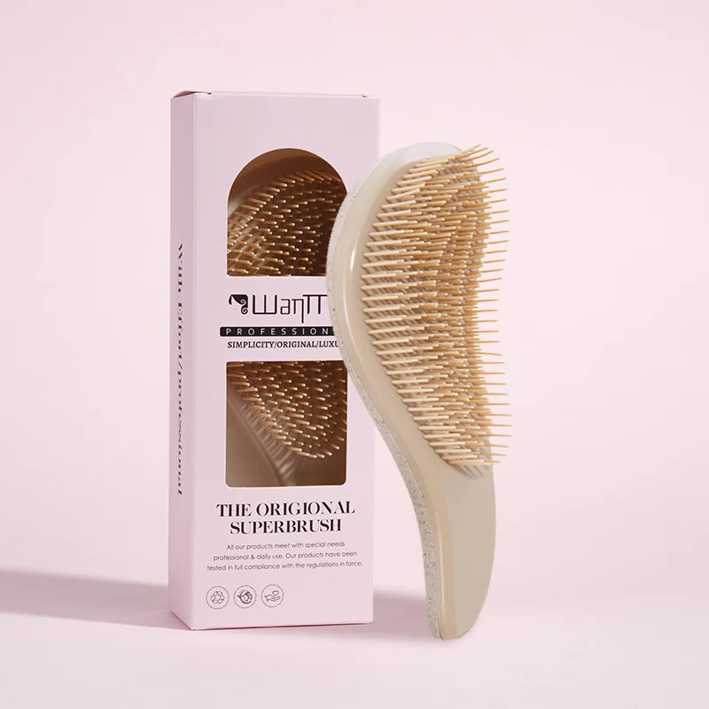 Magic Detangling Boxed Hair Comb Anti Static Hairdressing Comb Girls Hair Comb Scalp Massage Hair Comb Barber Hair Accessories