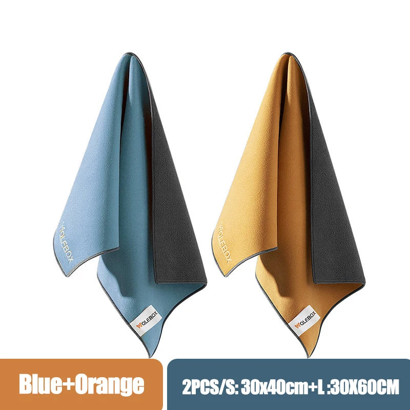 3PCS Car Microfiber Wash Drying Towels Auto Ultra Absorbent Car Cleaning Tools Cloth & Interior Detailing Towel 30*40/30*60CM