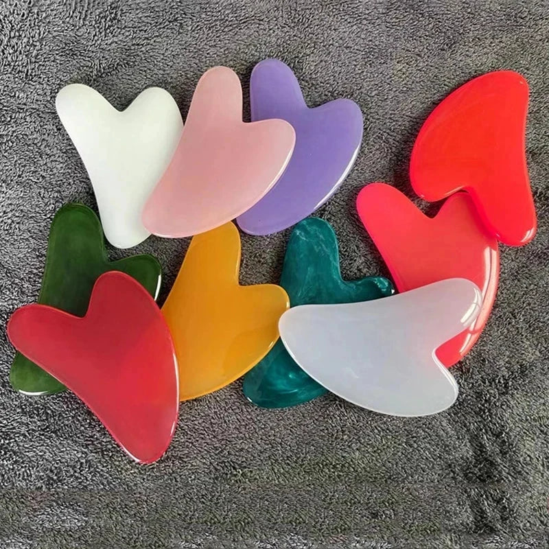 Guasha Massage Stone Body Massage Tool Beeswax Guasha Scraping Facial Scrapping Plate Neck Care SPA Massage Beauty Healty Tool