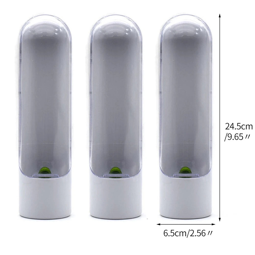 Herb Saver Storage Container Fresh Herb Keeper Vanilla Vegetables Fresh Preservation Bottle for Refrigerator Kitchen Gadgets