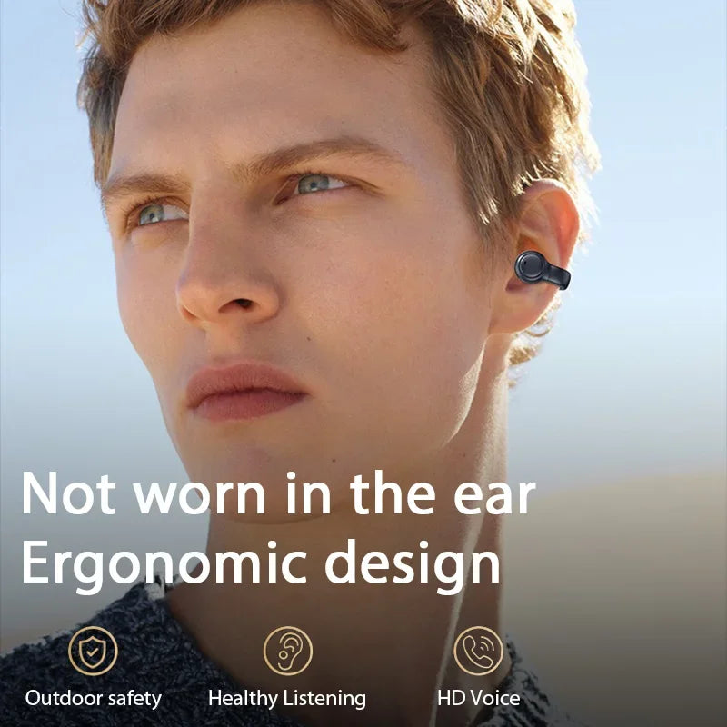 New Model 2025 M47 Wireless Earbuds Bluetooth Headset Charging Earphones Bone Conduction Headphones Sport With Mic free
