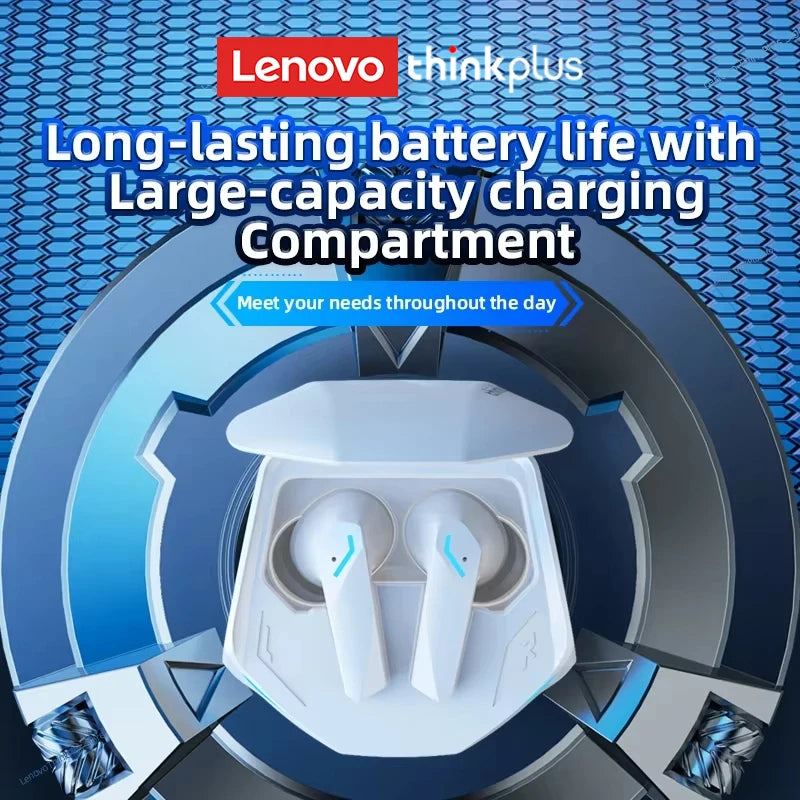 Choice Lenovo GM2 Pro TWS Wireless Headphones Earphone Bluetooth-compatible 5.4 Waterproof Sport Headset with Mic Long Endurance