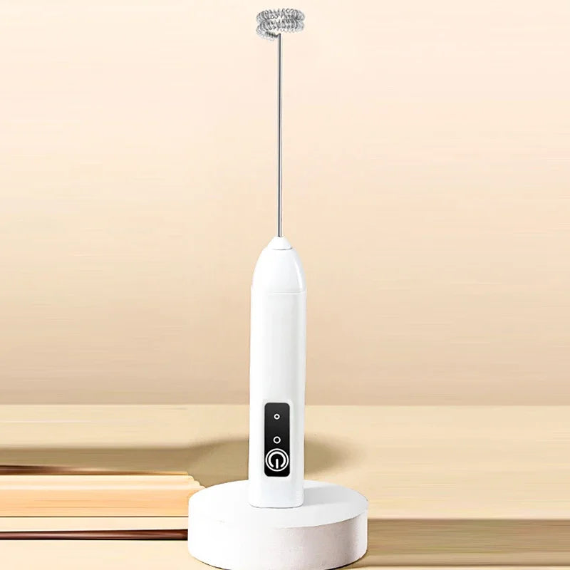 Wireless Electric Milk Frother Handheld Egg Beater Foamer Coffee Maker Electric Blender Mixer Mini Portable Blender Kitchen Tool