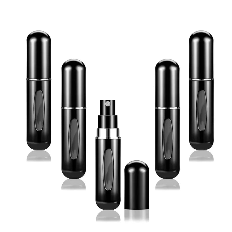 5ml Mini Perfume Atomizer Portable Liquid Container for Cosmetics Travel Aluminum Spray Empty Refillable Spray Bottle