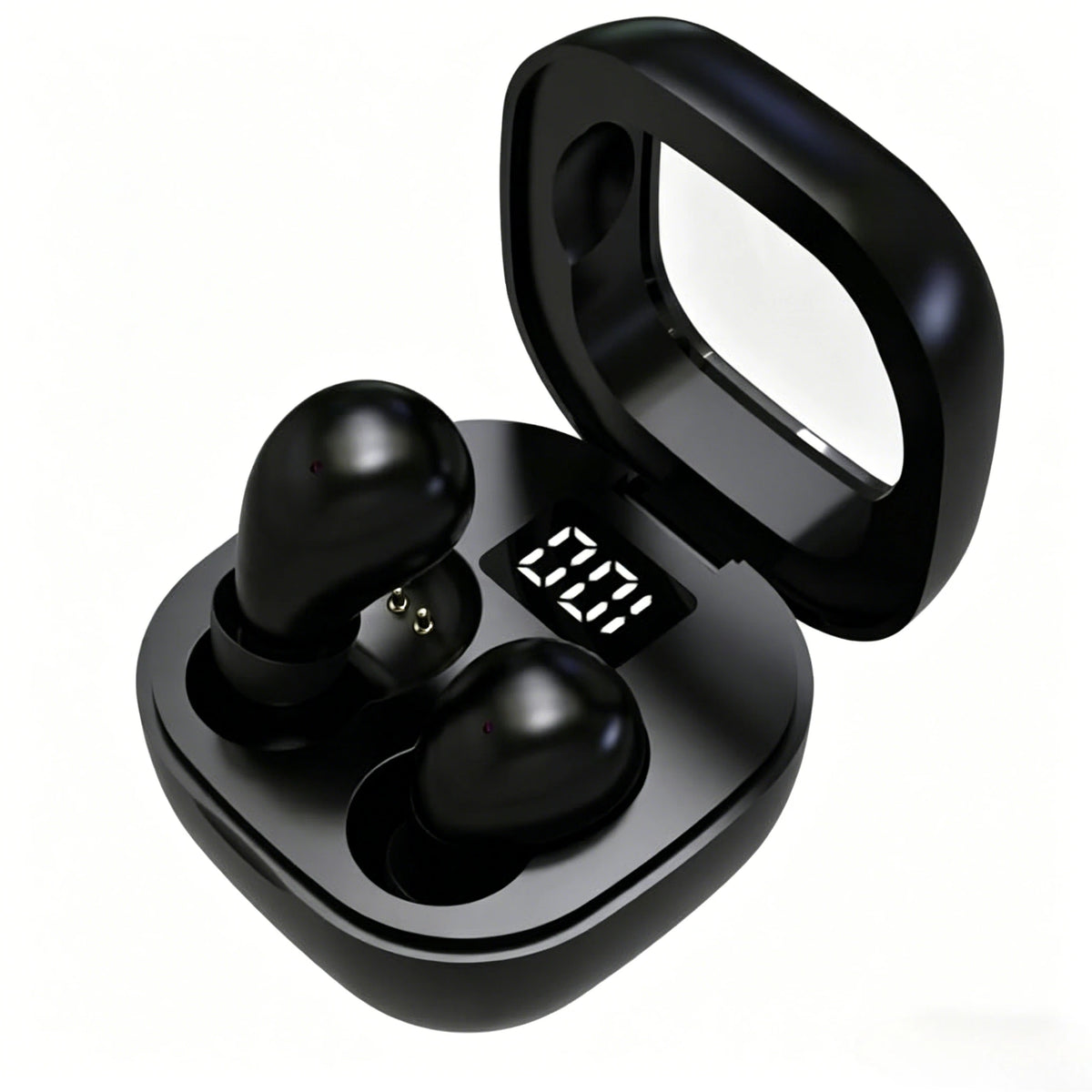 Super Mini Earphones Hidden Bluetooth Earbuds HIFI Stereo Noise Isolation Wireless Headphones With HD Call Microphone
