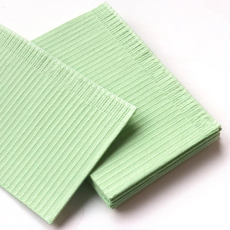 125pcs Disposable Tattoo Clean Pad For Waterproof Tattoo Tablecloth Covers Dental Bib Pads Non-woven Fabric Tattoo Accessories