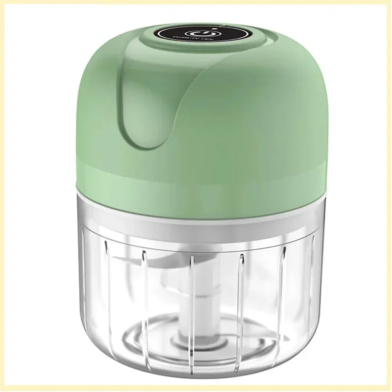 USB Portable Meat Grinder Vegetable Chopper for Kitchen Gadgets 250ml Garlic Masher Crusher Electric Kitchen Food Chopper