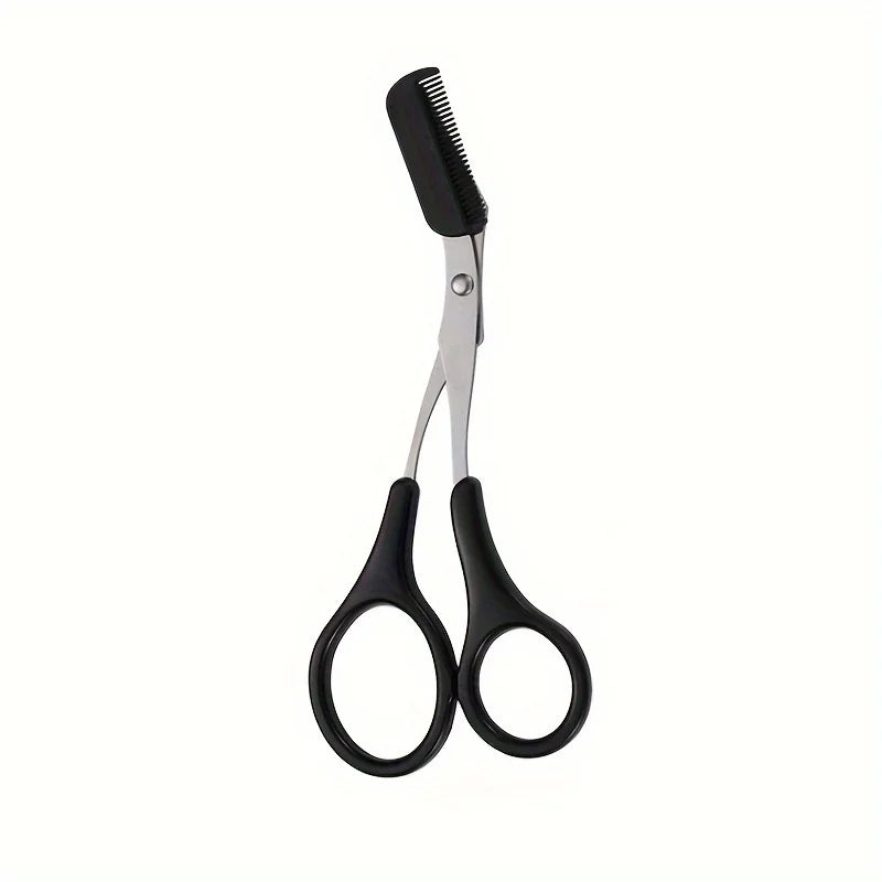 1/3pcs stainless steel eyebrow clip comb Scissors Eyebrow trimmer Eyebrow trimmer tool Women's beauty tools eyebrow tweezers