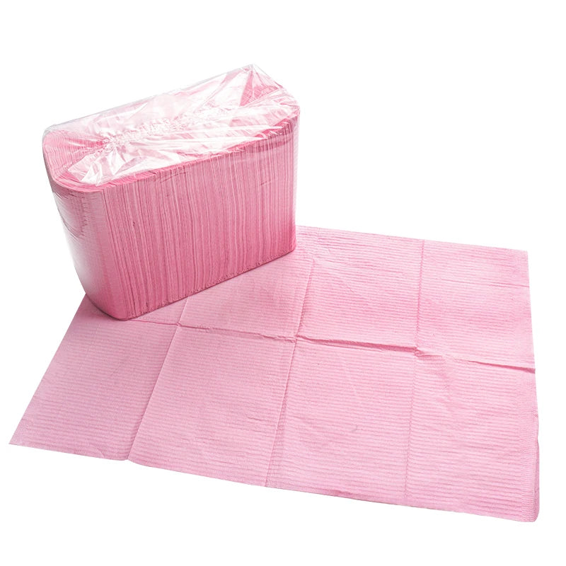 125pcs Disposable Tattoo Clean Pad For Waterproof Tattoo Tablecloth Covers Dental Bib Pads Non-woven Fabric Tattoo Accessories