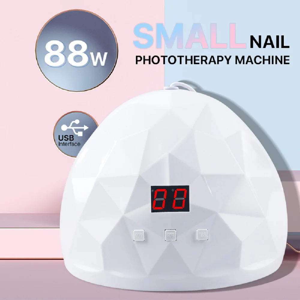 Nail Dryer Lamp UV Light for Nails Eyes Protection UV Lamp for Gel Nails Gel Nail Polish Curing Dryer Home Salon Tool