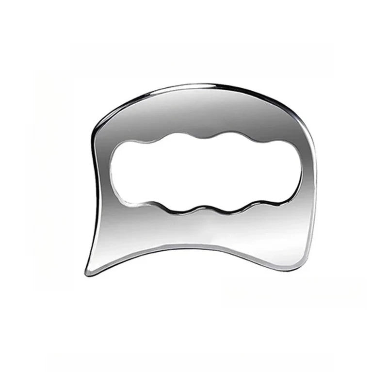Stainless Steel Gua Sha Board Special Tool with Tendon Relaxation Sheet Sports Fitness Gua Sha Sheet Included for Body Care
