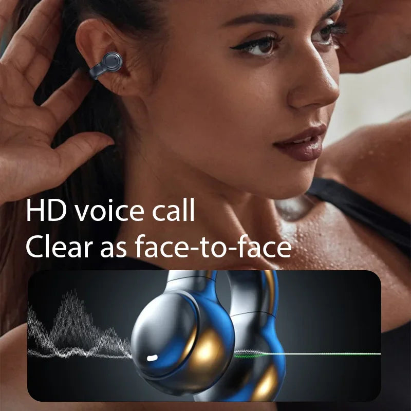 New Model 2025 M47 Wireless Earbuds Bluetooth Headset Charging Earphones Bone Conduction Headphones Sport With Mic free