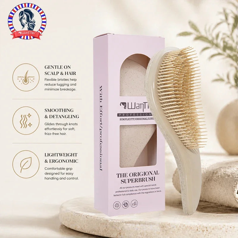 Magic Detangling Boxed Hair Comb Anti Static Hairdressing Comb Girls Hair Comb Scalp Massage Hair Comb Barber Hair Accessories