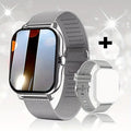 1.83'' Sport Smart Watch Fitness Clock Health Monitor Waterproof Smartwatch Wireless Call Watches for Men Women IOS Android 2025