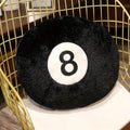1pc Black 8 Billiard Pillow Black Pillow Cushion Sofa CushionTatami Cushion For Halloween Decor Christmas Gift