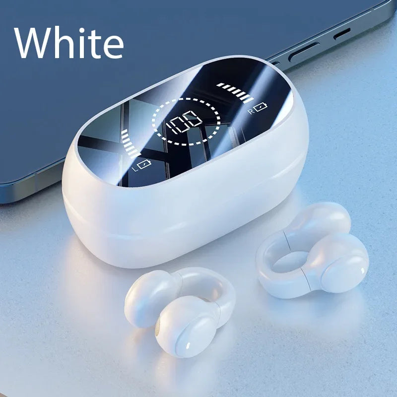 New Model 2025 M47 Wireless Earbuds Bluetooth Headset Charging Earphones Bone Conduction Headphones Sport With Mic free
