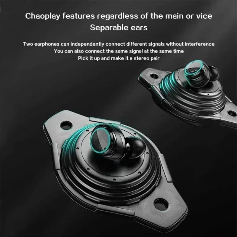 TWS Wireless Headphones Earphones Bluetooth Touch Control Noise Reduction Stereo Waterproof Earbuds Headsets for phones