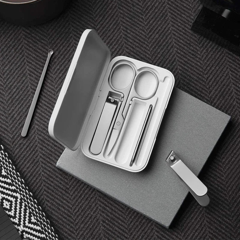 5 in 1 Mijia Nail Clippers Tool Set Pedicure Care Clipper Earpick Nail File Professional Beauty Tools Nail Cutter Trimmer