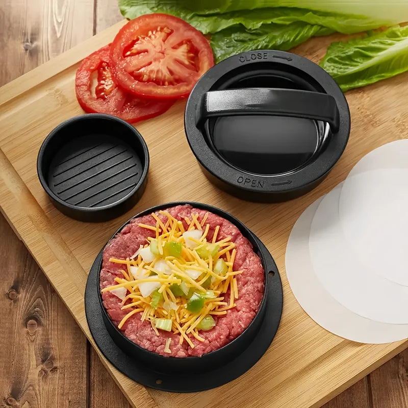 Round Hamburger Burger Press Beef Grill Food-Grade ABS Hamburger Helper Meat Press Cutlets Patty Maker Mold Kitchen Gadgets