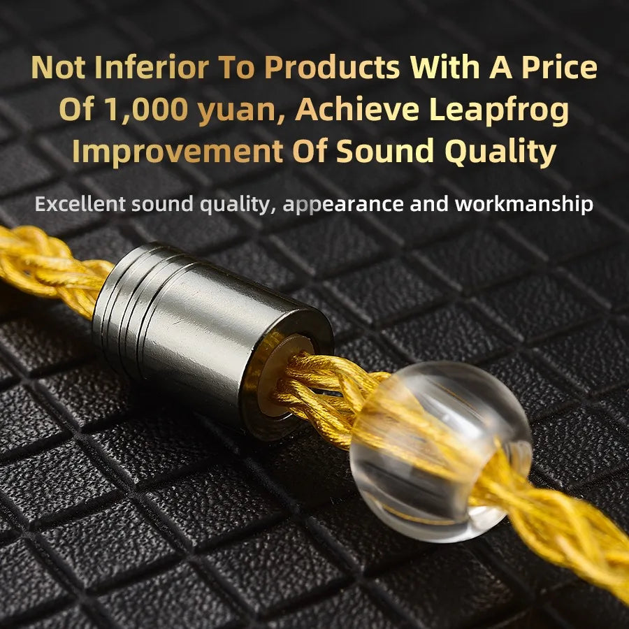 Hot QKZ T1 Earphone Cable 3.5mm Jack QDC 0.75mm Connector Wired Headphones For ZXN ZXT VK4 ZX2 ZAX2 KZ EDX ZSN Pro X TRN MT1