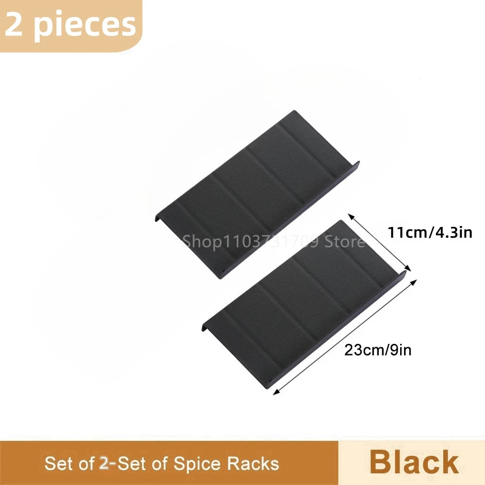 Drawer Spice Racks for Kitchen 4 Layers Adjustable Spice Rack for Spice Jars Seasoning Shelf Cabinet Pantry Kitchen Organizer