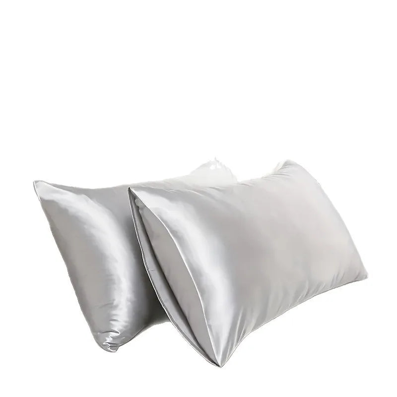JuwenSilk silky stain pillowcase silky pillowcase natural silk pillowcase mulberry silk pillow case standard queen