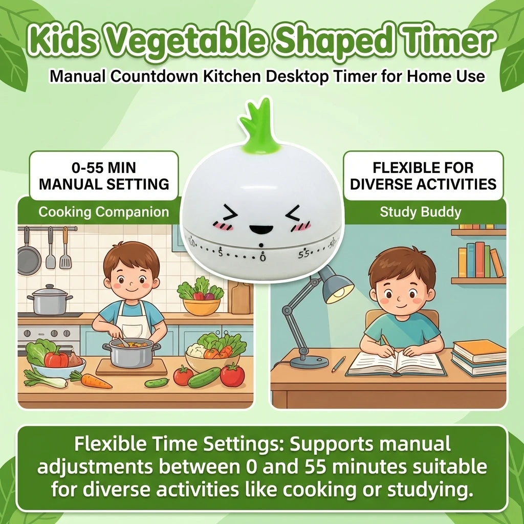 Digital Timer For Kid Study Kitchen Countdown Alarm Clock Child Study Timer Cute Animals Timer Kitchen Cooking Gadgets Gift New