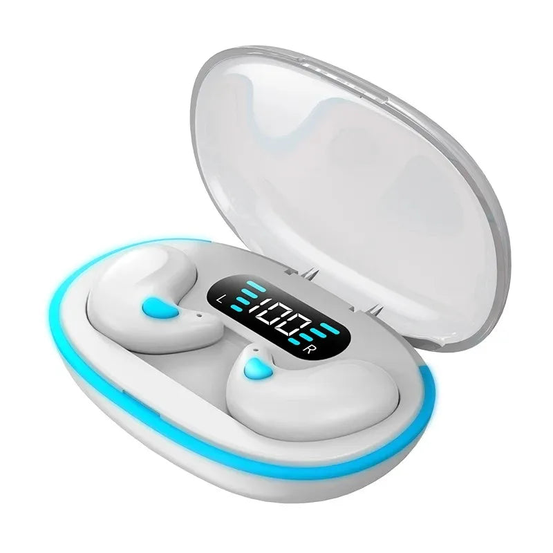 Sleep Earphones Bluetooth Wireless Tiny Compact Design Fit for Small Ears Portable Audio Headphones Ideal for Side Sleeping