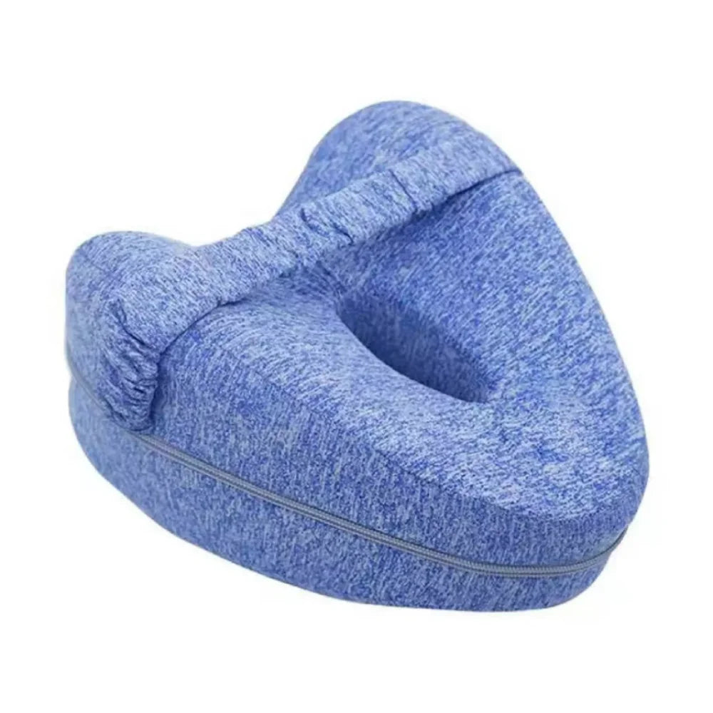 Memory Cotton Leg Pillow Hollow Heart Pregnancy Side Sleeper Sciatica Orthopedic Sciatica Back Hip Relief Pillow For Bed Sofa