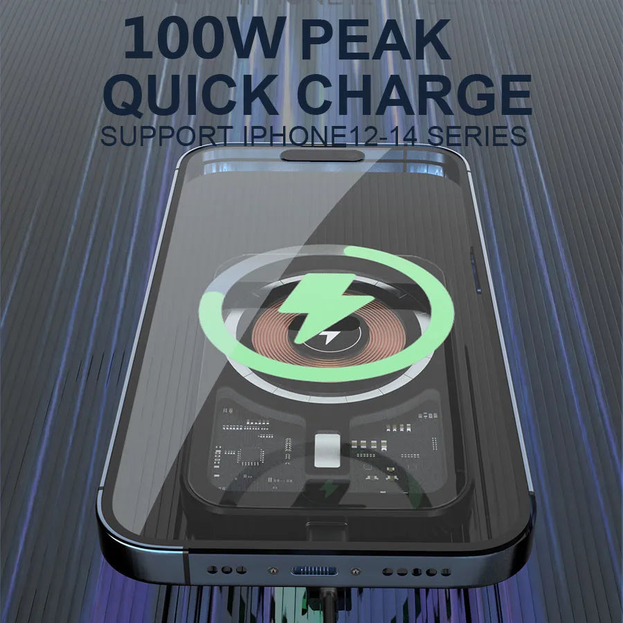 Magnetic Wireless Charger Car Air Vent Mount Phone Holder Stand Fast Charging Station For iPhone 13 14 15 16 17 Pro Max Macsafe